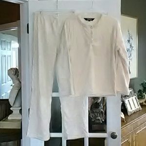 SOFT & COZY Metallic Pajama Set NWOT